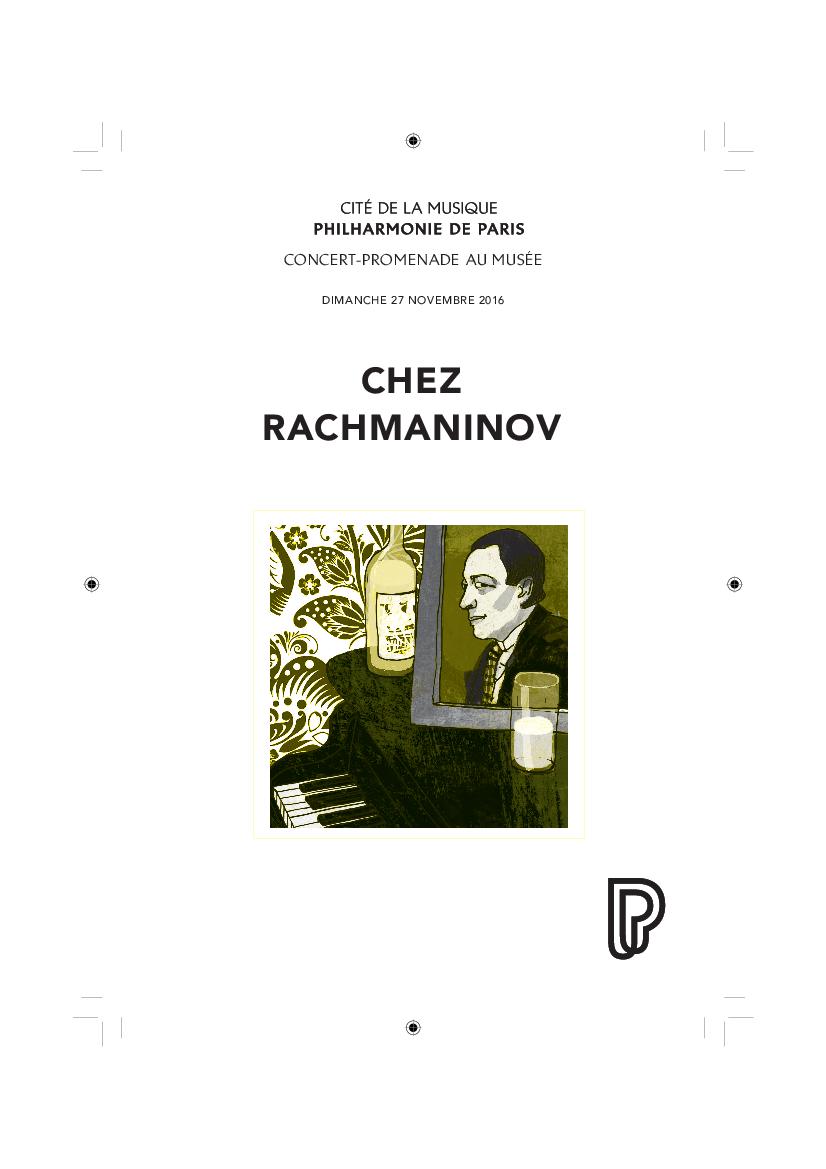 Week-end Tharaud / Rachmaninov. Concert-promenade au Musée. Chez Rachmaninov : samedi 26 et dimanche 27 novembre 2016 | 