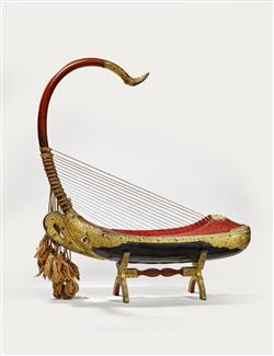 Harpe arquée "saung-gauk" | Anonyme